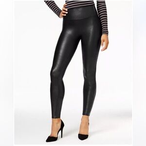 NWOT Black Vegan Leather Pants, L